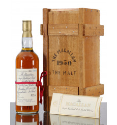 Macallan 1950 Handwritten Label - 1981 Rinaldi Import (75cl)