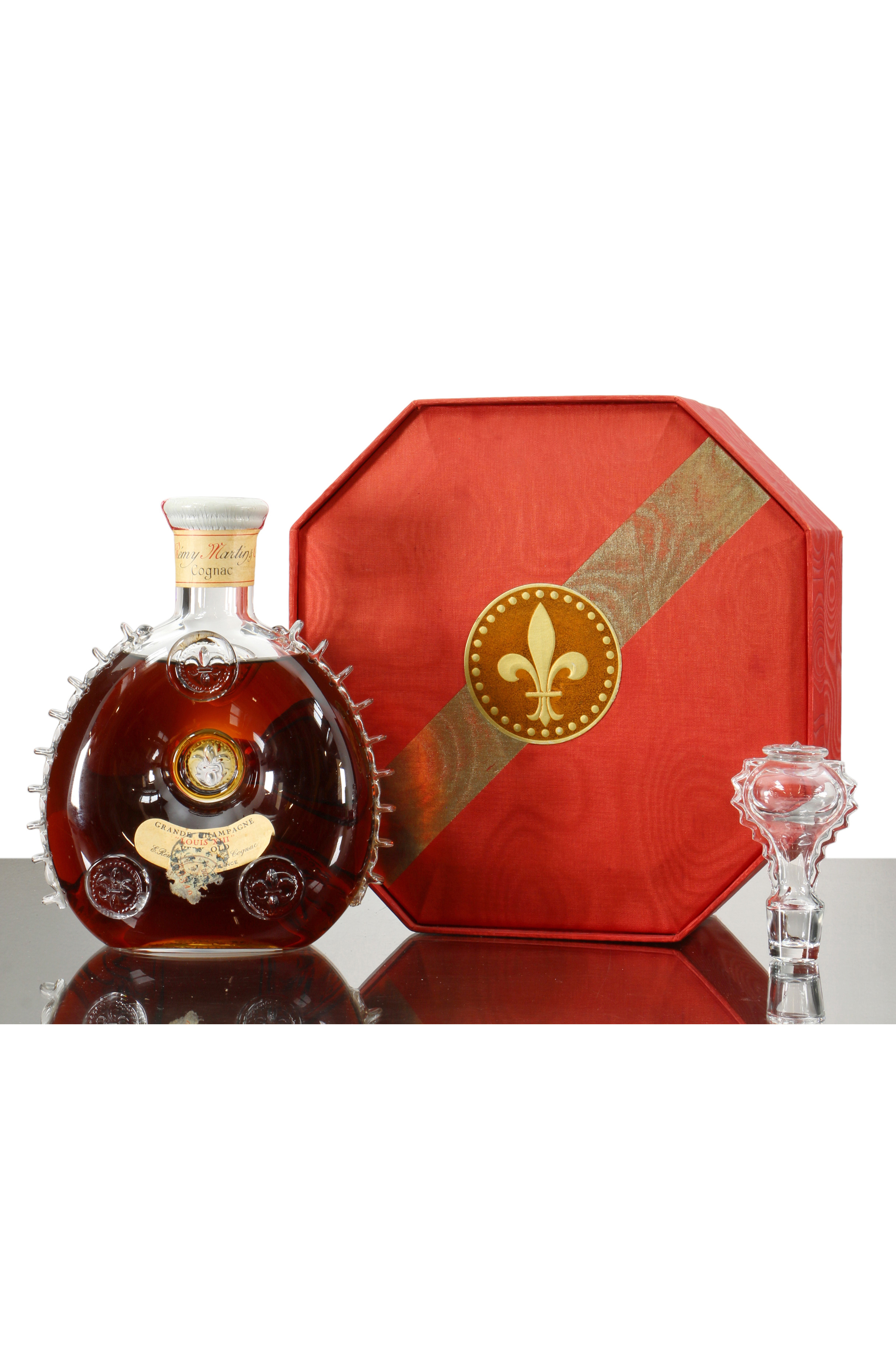 1980s Louis XIII Grande Champagne Cognac with Baccarat Crystal