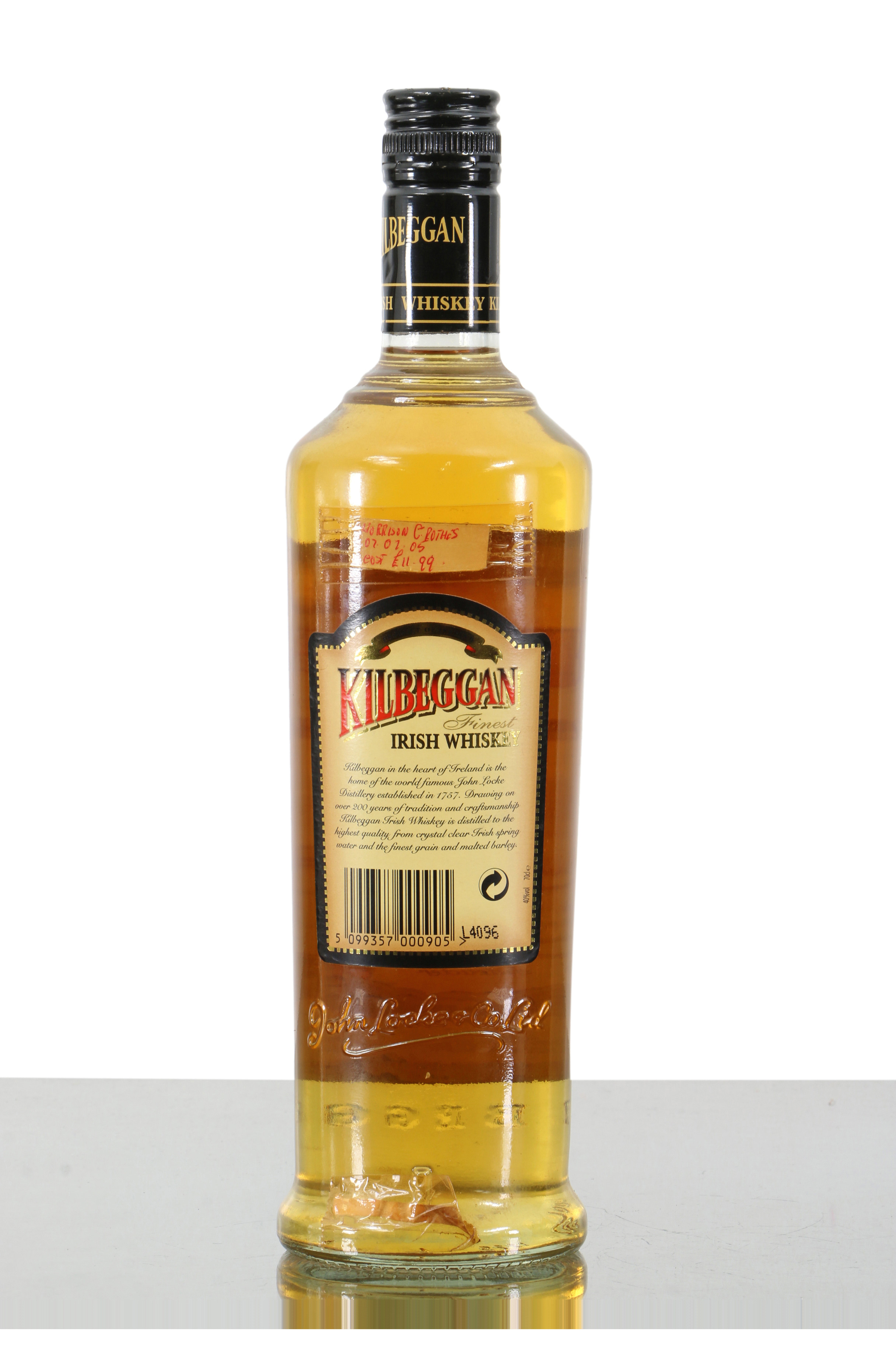 Kilbeggan Irish Blended Whiskey Just Whisky Auctions 3029