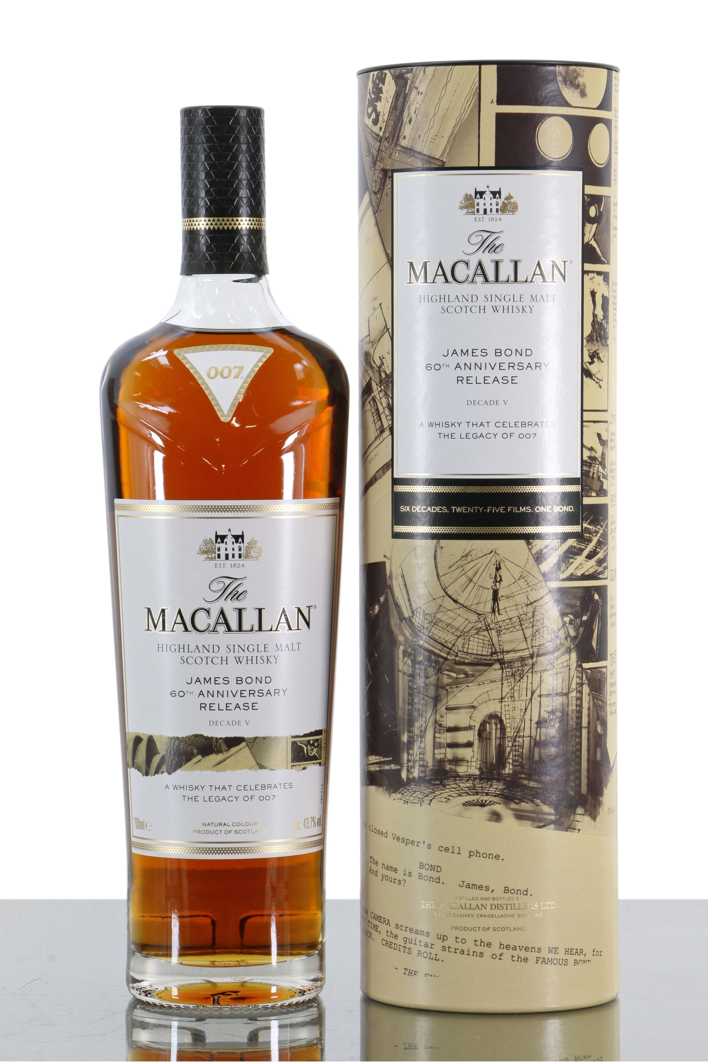 The Macallan James Bond Decade I 60th Anniversary Single Malt Scotch Whisky