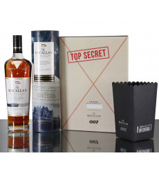 Macallan James Bond 60th Anniversary Release - Decade 6 with Print & Popcorn Boxes