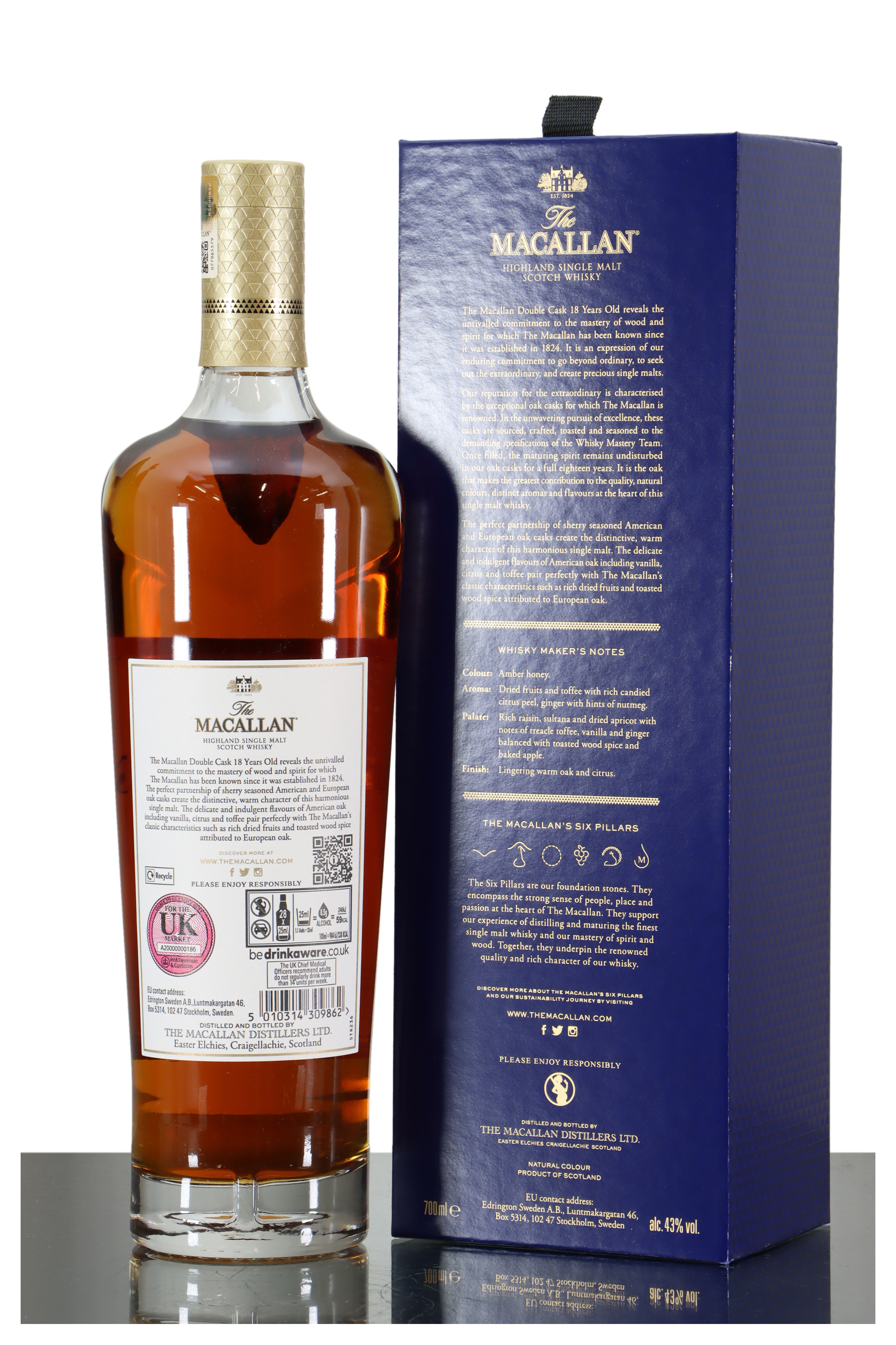 Macallan 18 Yr Double Cask Highland Single Malt Scotch Whisky