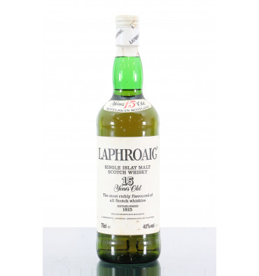 Laphroaig 15 Years Old - Pre Royal Warrant (1980's) - Just Whisky