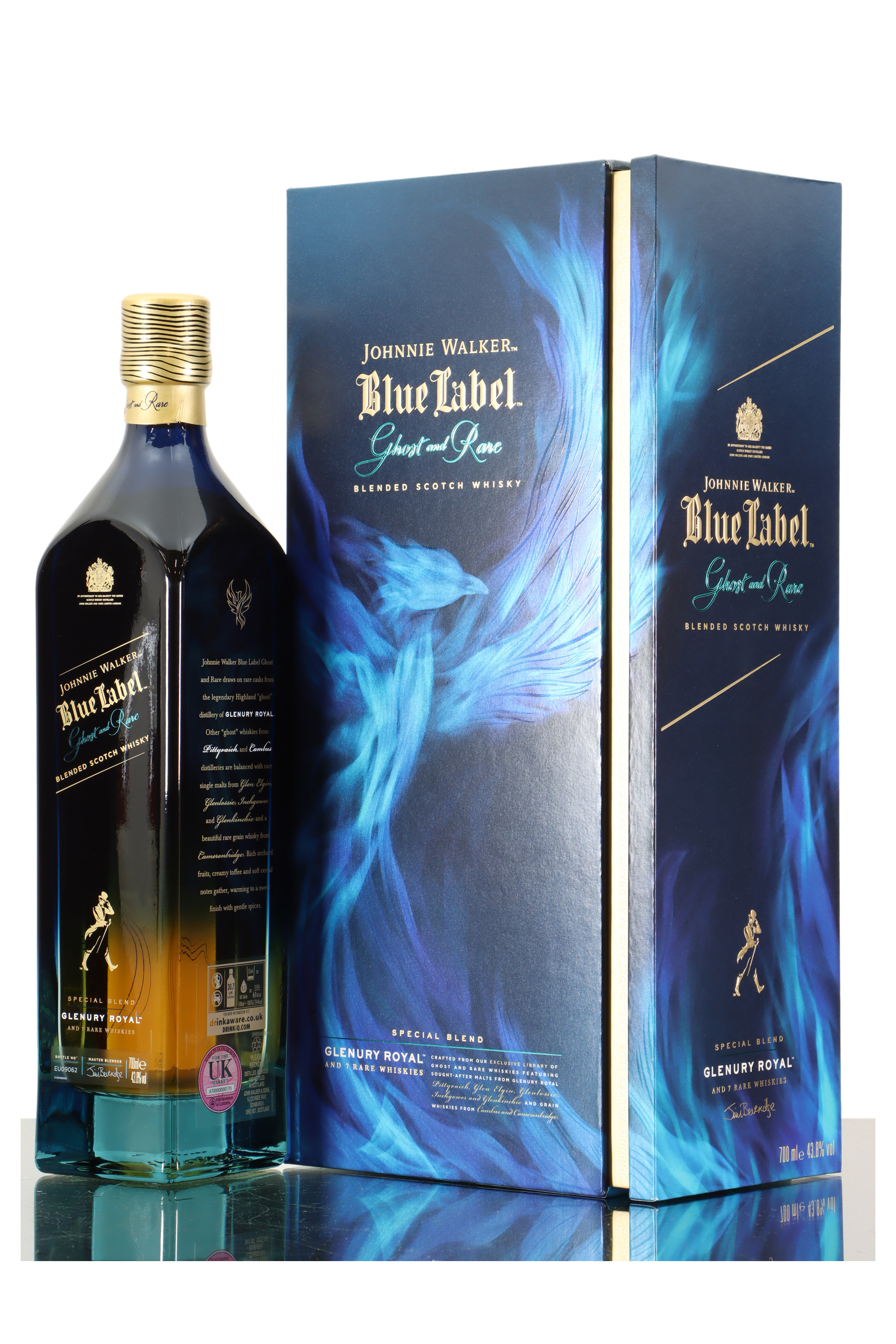 Johnnie Walker Blue Label Ghost And Rare Glenury Royal Just Whisky Auctions 2361