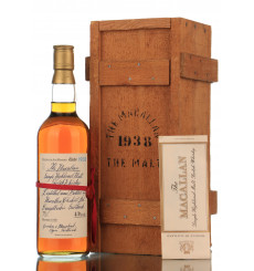 Macallan 1938 Handwritten Label - G&M (1980's)