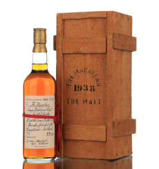 Macallan 1938 Handwritten Label - G&M (1980's)