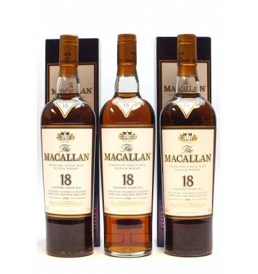 Macallan 18 Years Old 1995 (x2) & 1994 (x1) - Just Whisky Auctions