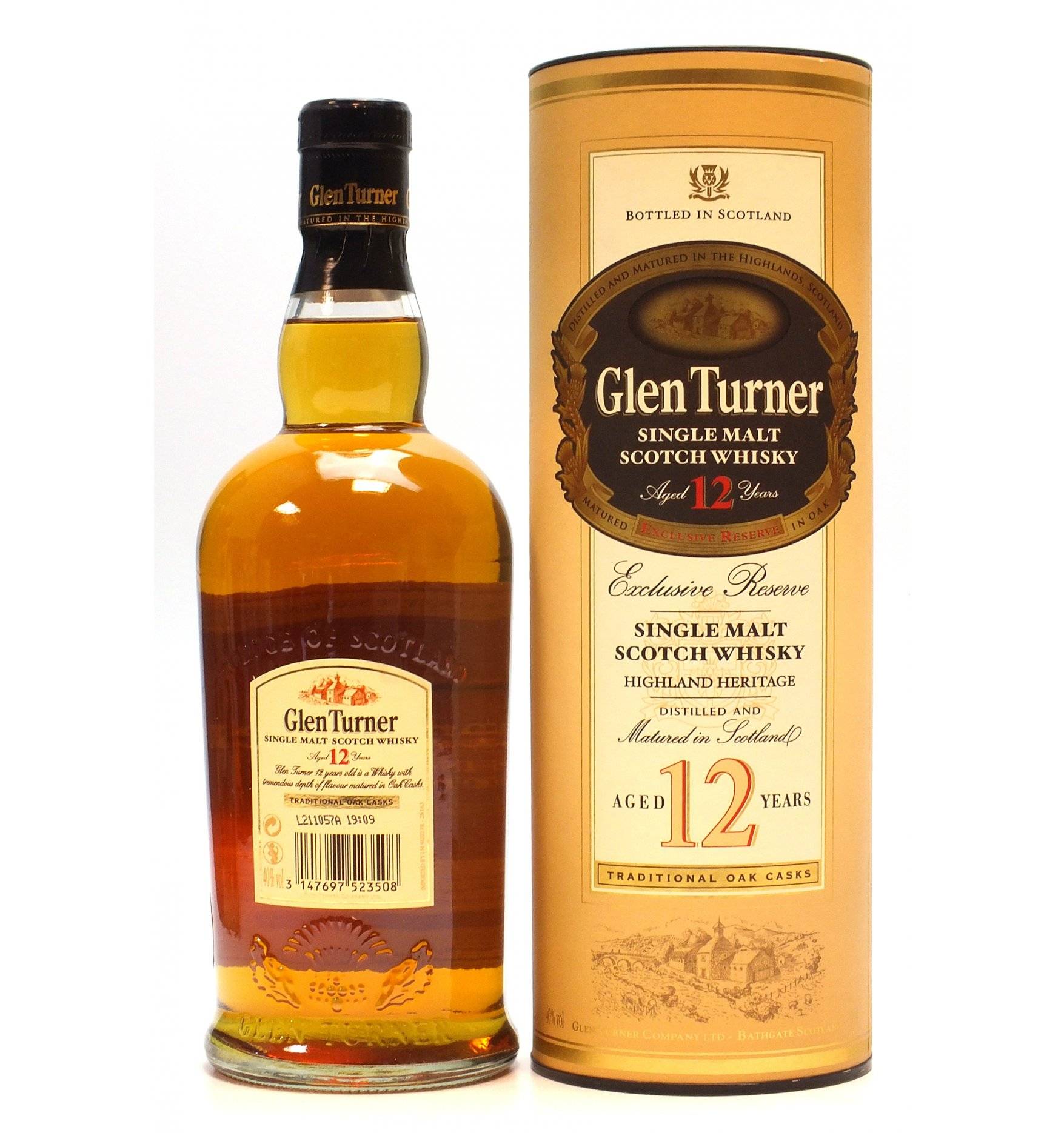 Glen Turner 12 Years Old - Exclusive Reserve - Just Whisky Auctions