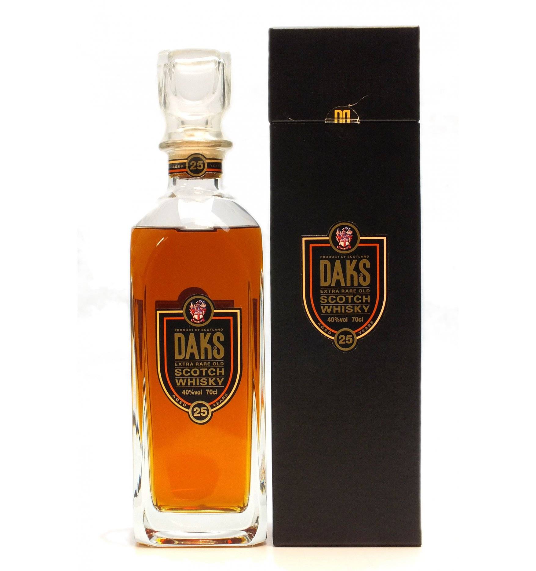 DAKS 25 Years Old - Extra Rare Old - Just Whisky Auctions