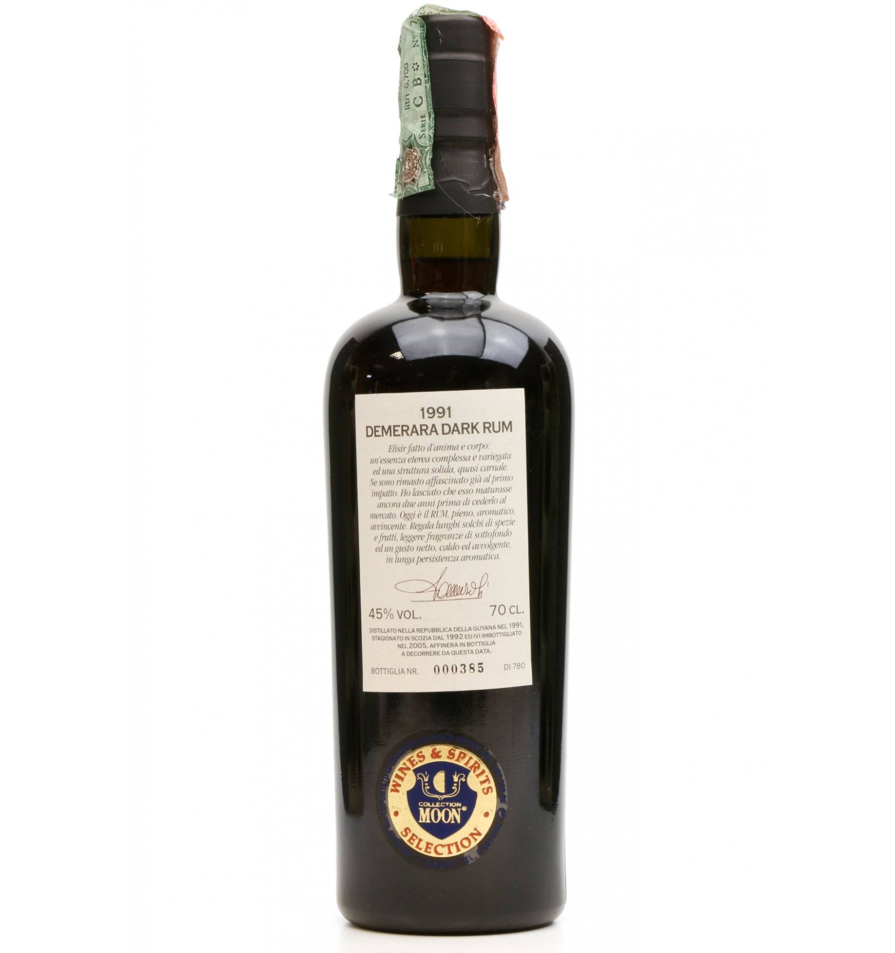 Demerara Dark Rum 1991 05 Samaroli Just Whisky Auctions