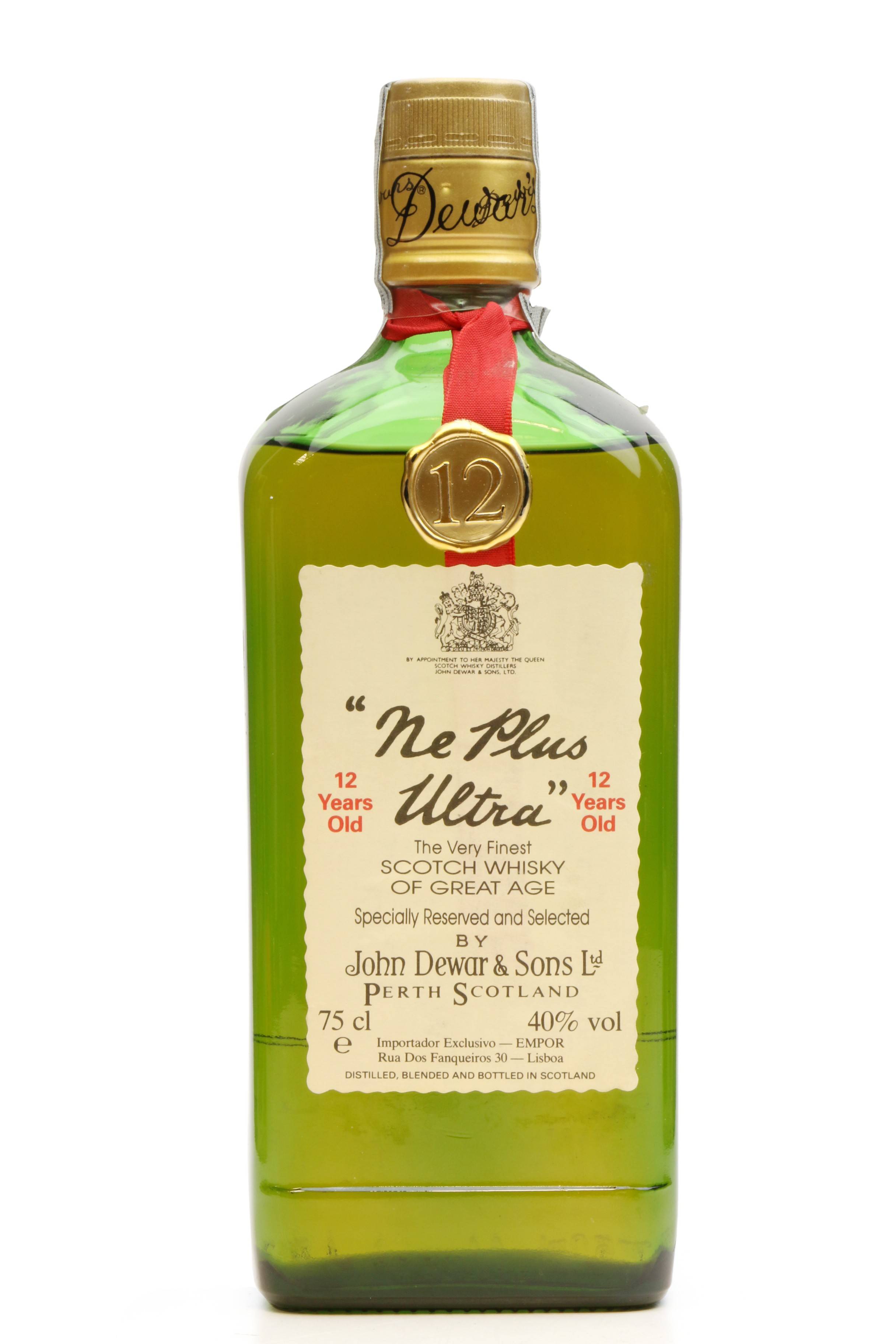 Dewar's 12 Years Old - Ne Plus Ultra - Just Whisky Auctions