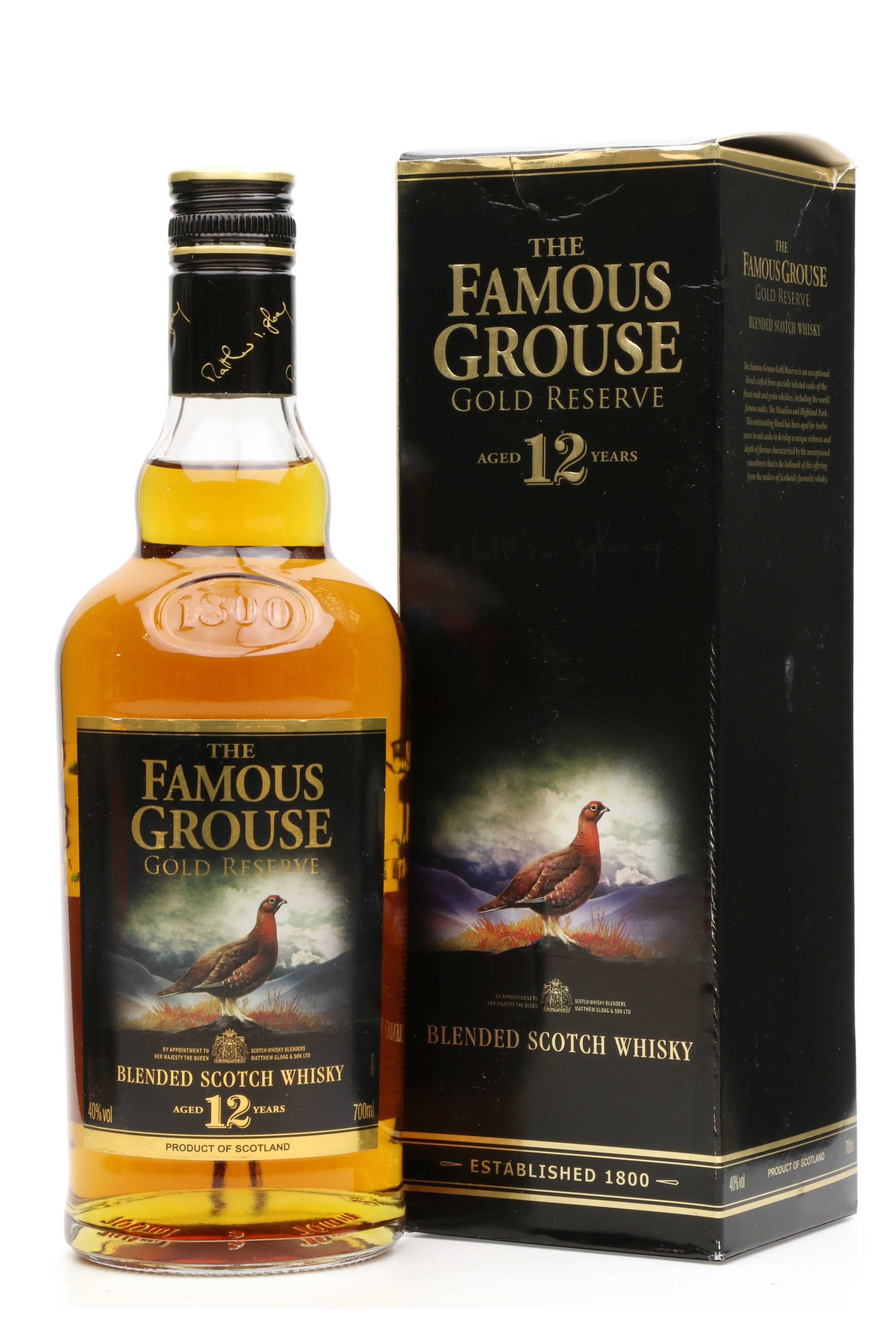 Famous Grouse Years Old Gold Reserve Just Whisky Auctions