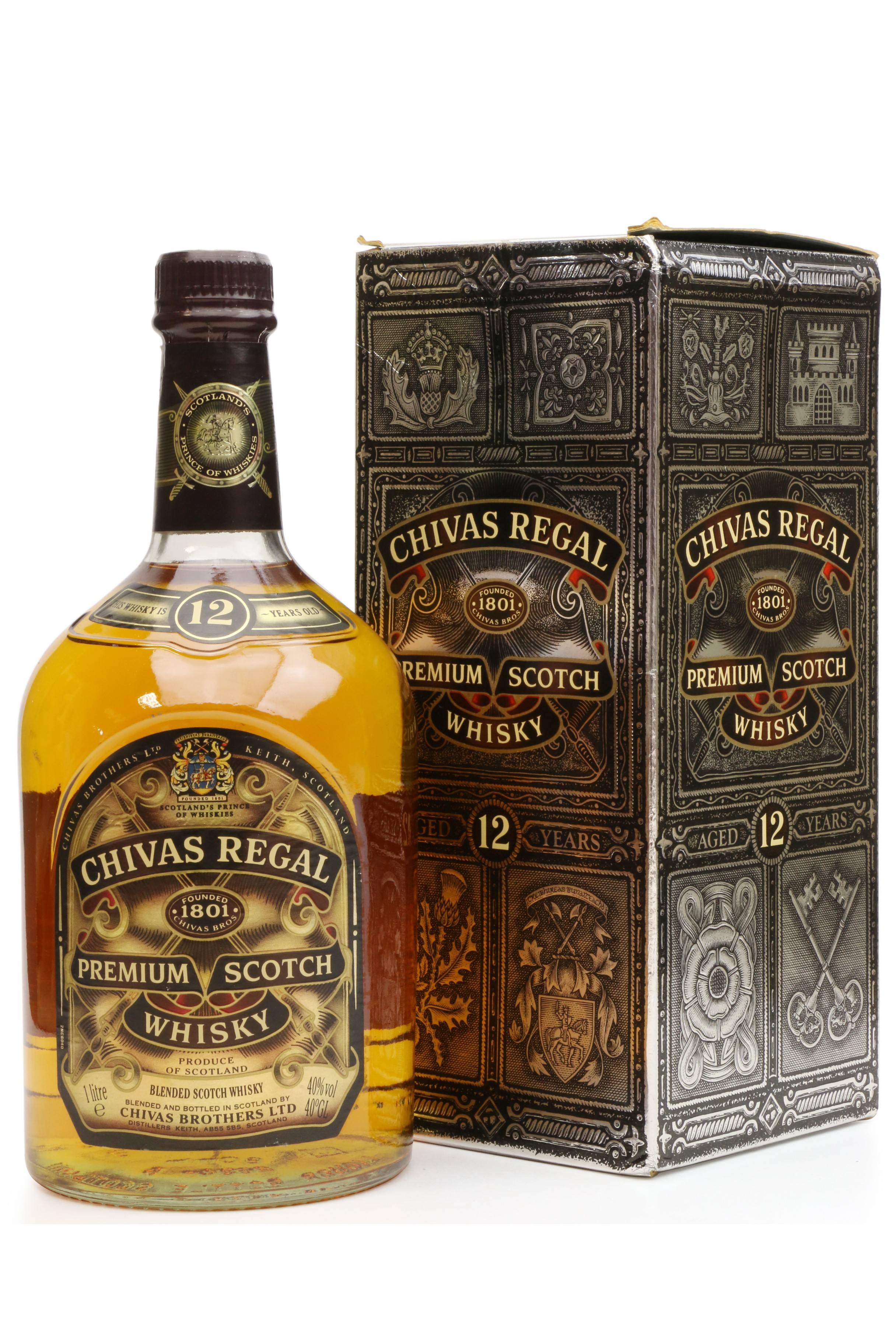 Chivas Regal 12 Year old Scotch Whisky 1L