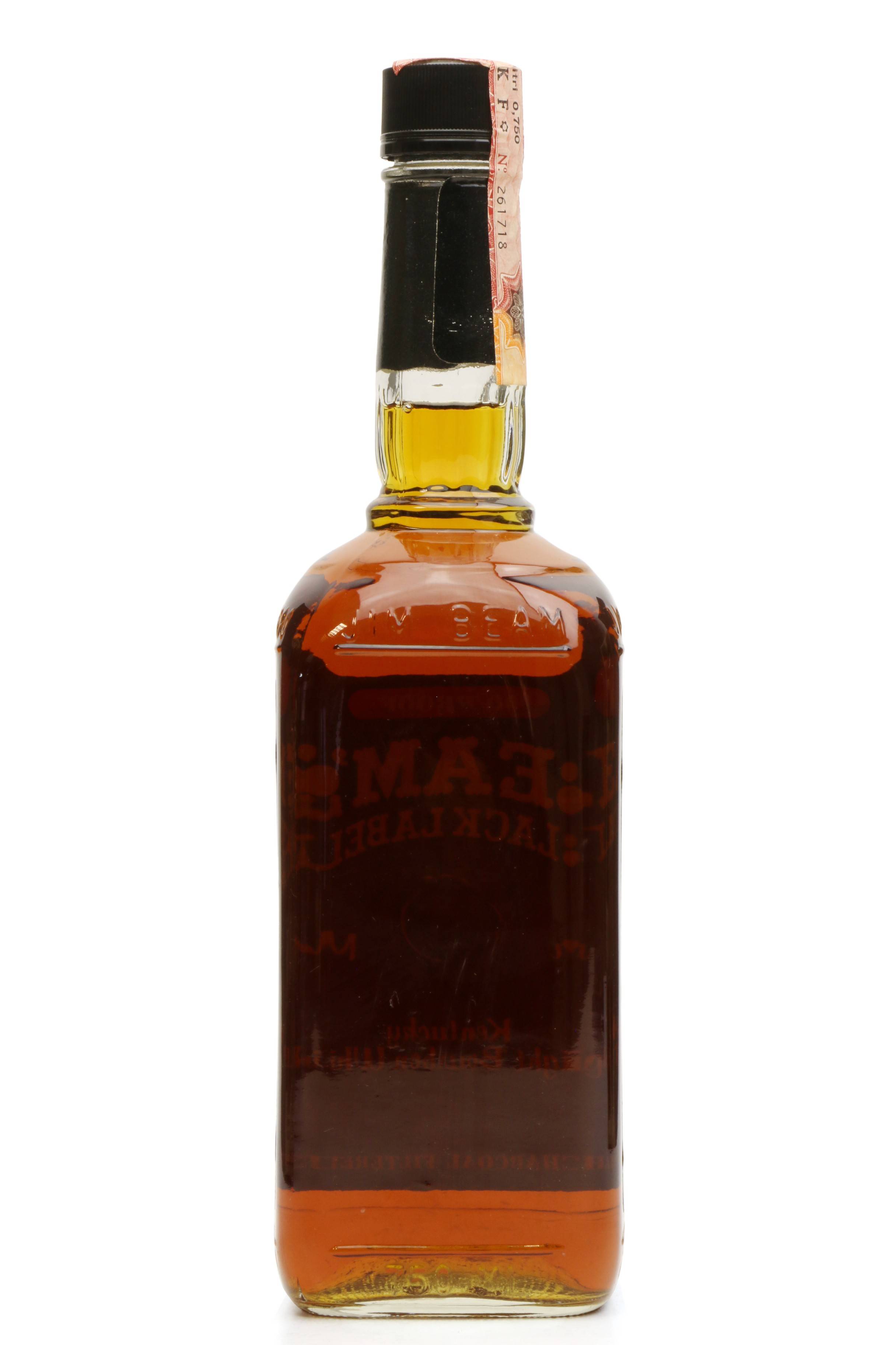 Beam's Black Label 8 Years Old - Charcoal Filtered Kentucky Bourbon - Just  Whisky Auctions