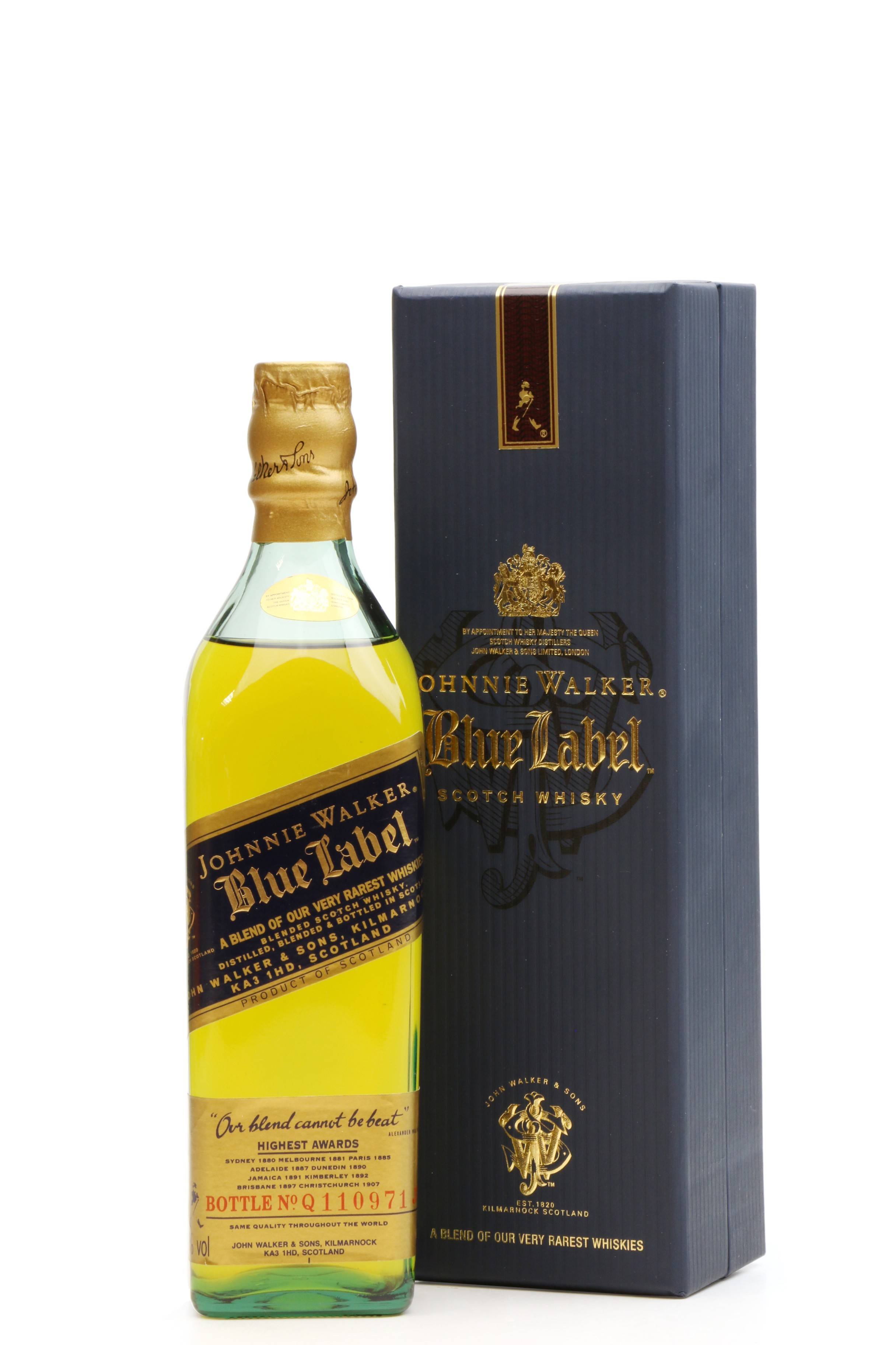 Johnnie Walker Blue Label 20cl Just Whisky Auctions 8761