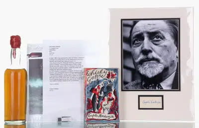 W&A Gilbey Bottle - SS Politician Wreck 1940s | Compton MacKenzie Whisky Galore, Signed Photo, USB & Letter For Auction