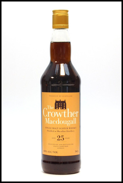 Macallan 25 Year Old The Crowther Macdougall